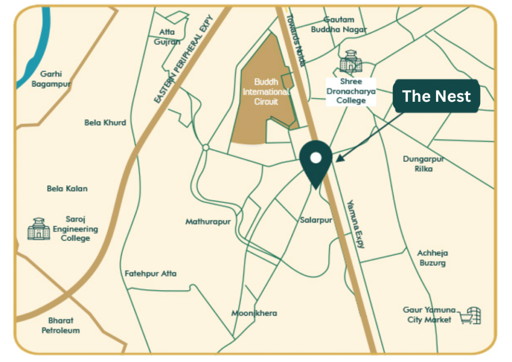  ACE The Nest Location Map