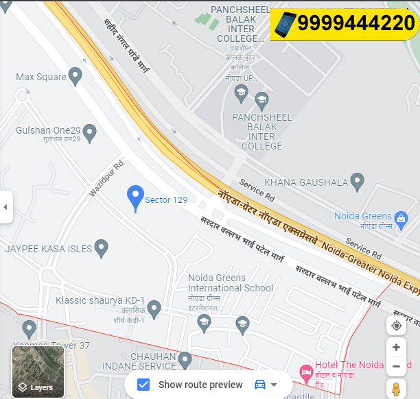 Paras 129 Noida Location Map