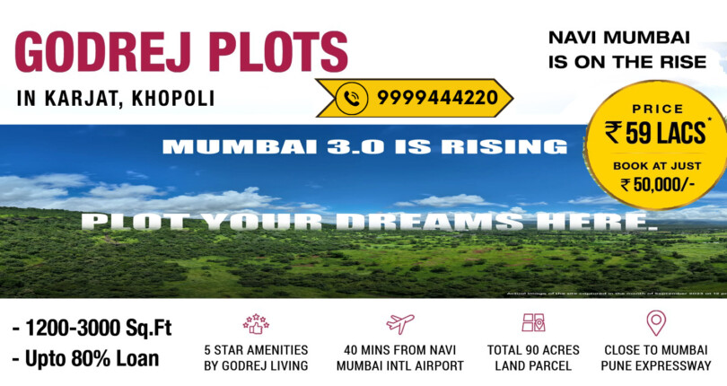 Book Plots in Godrej Plot Karjat Project for Residential Development