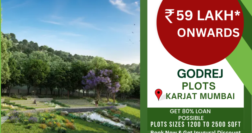 Find Spacious Plots in Godrej Plots Karjat Project