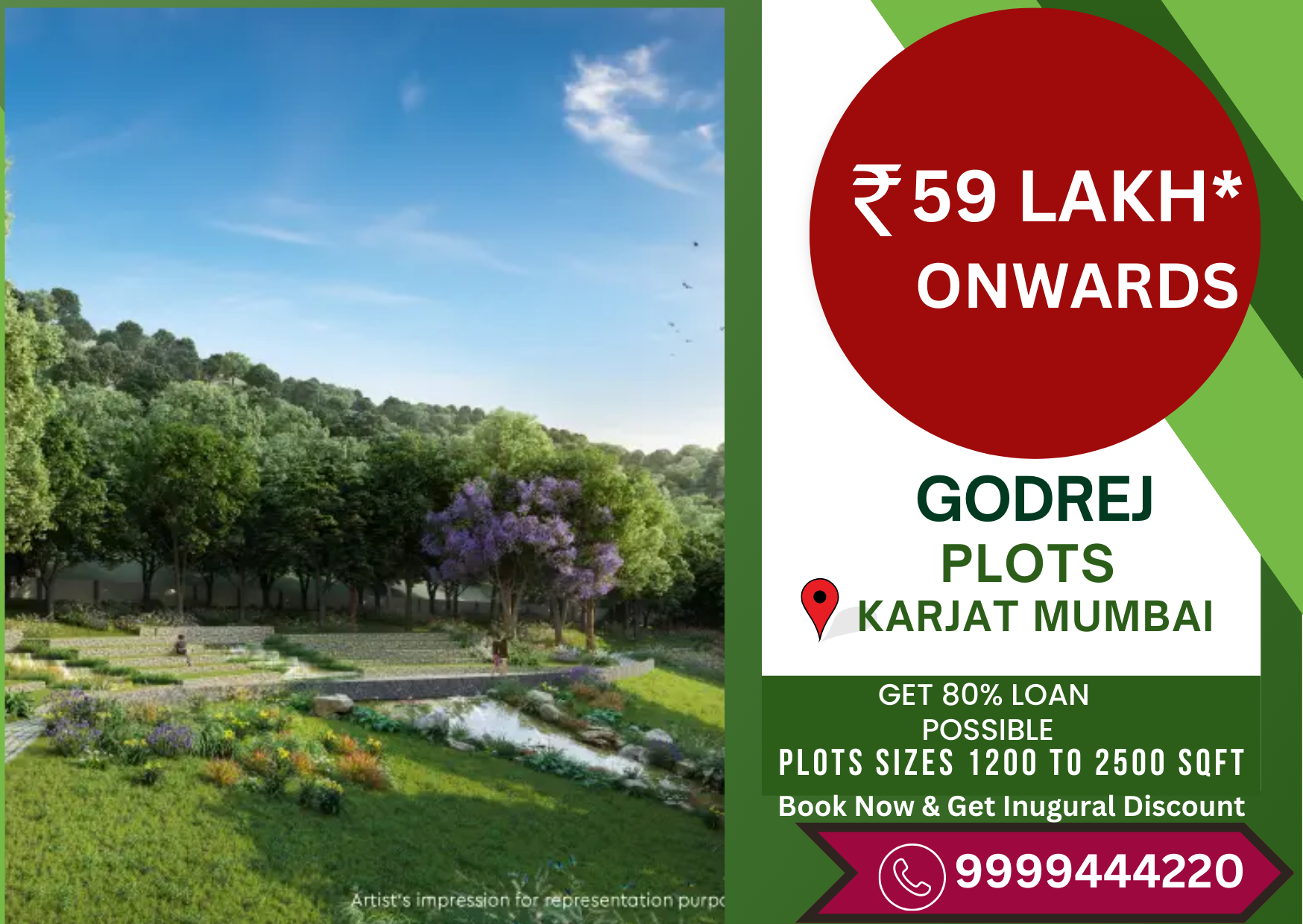 Find Spacious Plots in Godrej Plots Karjat Project